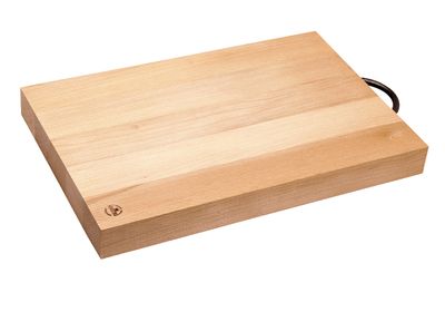 Ronneby Bruk - Skärbräda i Oljad Bokträ 35x25 cm Gjutjärnshandtag