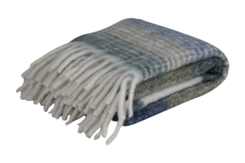 Brafab Honung pläd grön