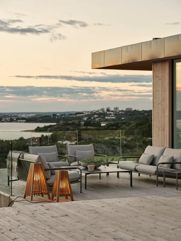 Brafab Lerberget 2,5-sits soffa grön / ash