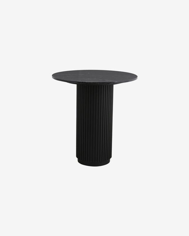 Nordal ERIE cafébord - svart marmortopp