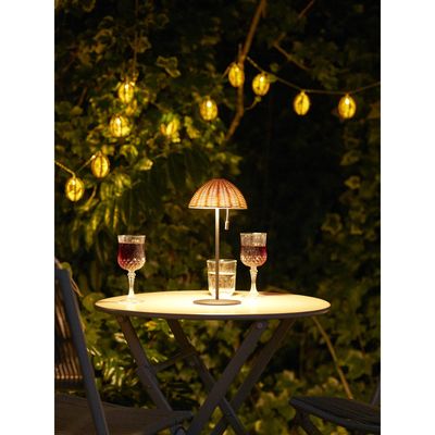 House Nordic Wigan LED Bordslampa Natur/Svart