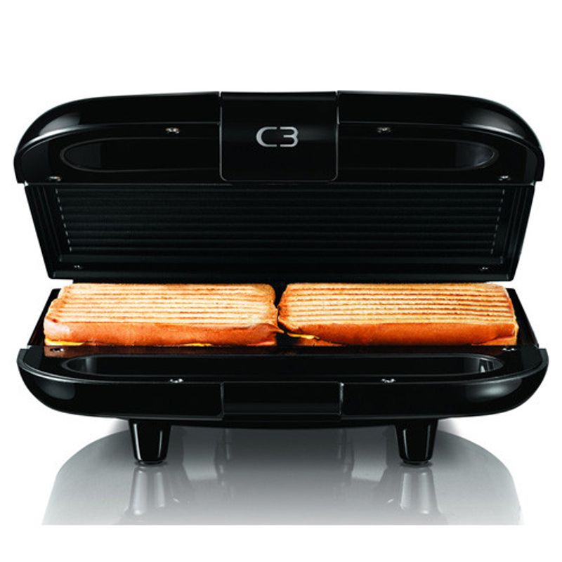 C3 Smörgåsgrill Ciabatta Svart