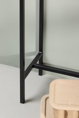 Venture Home Dipp Sidobord i Glas och Stål