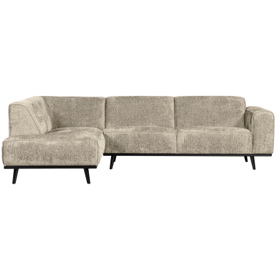 WOOOD Statement Hörnsoffa Vänster i Sammet Wheatfield