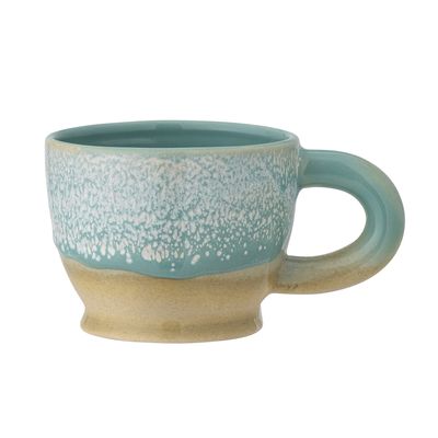 Bloomingville Safie Mugg, Grön, Stengods - 12-pack