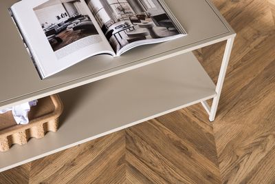 Venture Home Staal Sidobord 102 x 43 Beige