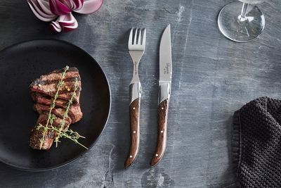 Laguiole By Hâws grillknivar 6-pack, handtag i wengéträ