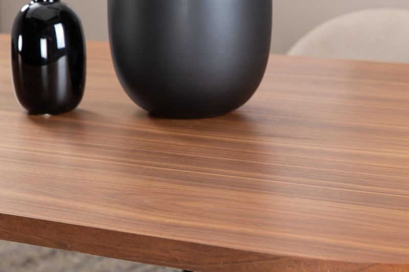 Venture Home Bianca Ovalt Matbord 200 x 90 Valnöt