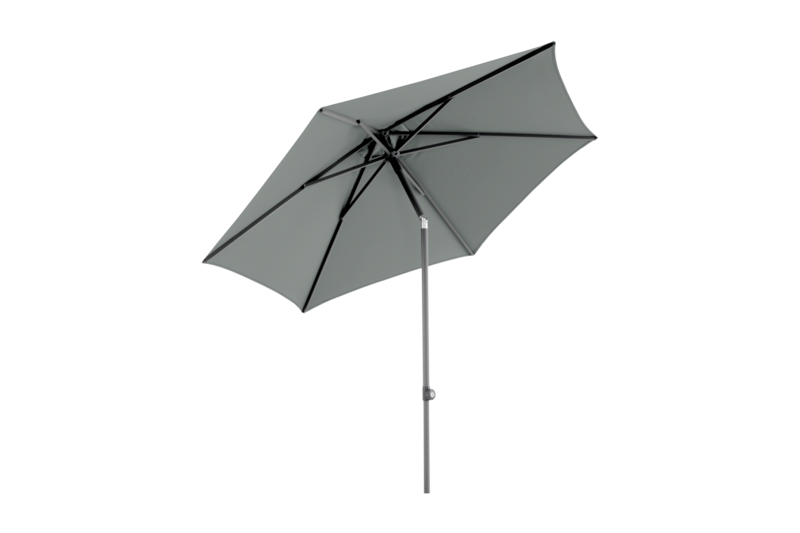Brafab Poppi parasoll 250 cm grå