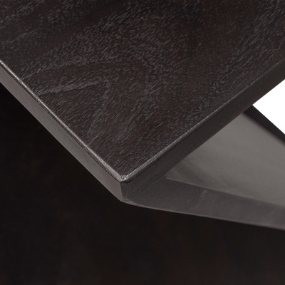 WOOOD IKEM Sidobord Acaciahout Mörkbrun