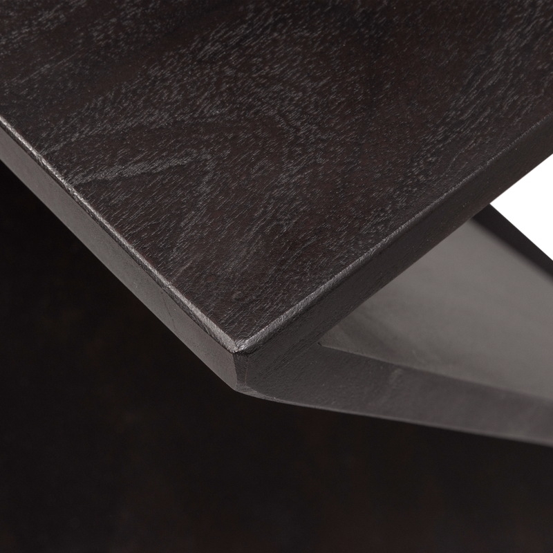 WOOOD IKEM Sidobord Acaciahout Mörkbrun