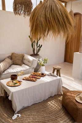Bazar Bizar The Linen Duk - Beige - 150x250 cm