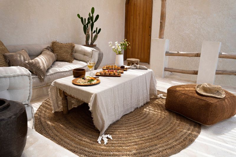 Bazar Bizar The Linen Duk - Beige - 150x250 cm