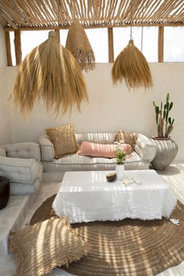 Bazar Bizar The Linen Duk - Vit - 180x300 cm
