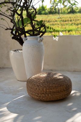 Bazar Bizar The Hyacinth Pouffe - Natur - M