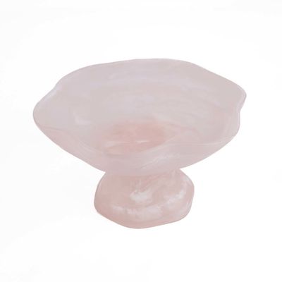 Bazar Bizar The Resin Organic Fruktställ - Rosa Vit