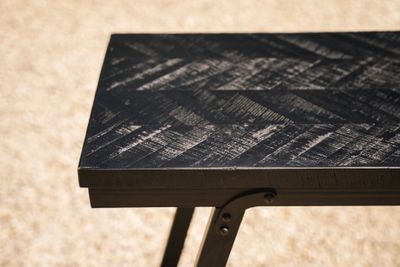 Bazar Bizar The Herringbone Högt bord - Svart - 140cm