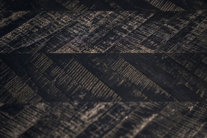 Bazar Bizar The Herringbone Högt bord - Svart - 140cm