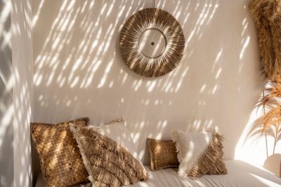 Bazar Bizar The Raffia Macramé Väggdekoration - Vit Natur