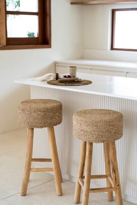 Bazar Bizar Barstol i Raffia