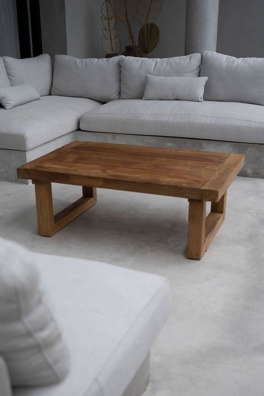 Bazar Bizar Soffbord i återvunnen teak - Natur