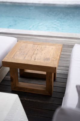 Bazar Bizar The Reclaimed Teak Sidobord - Natur