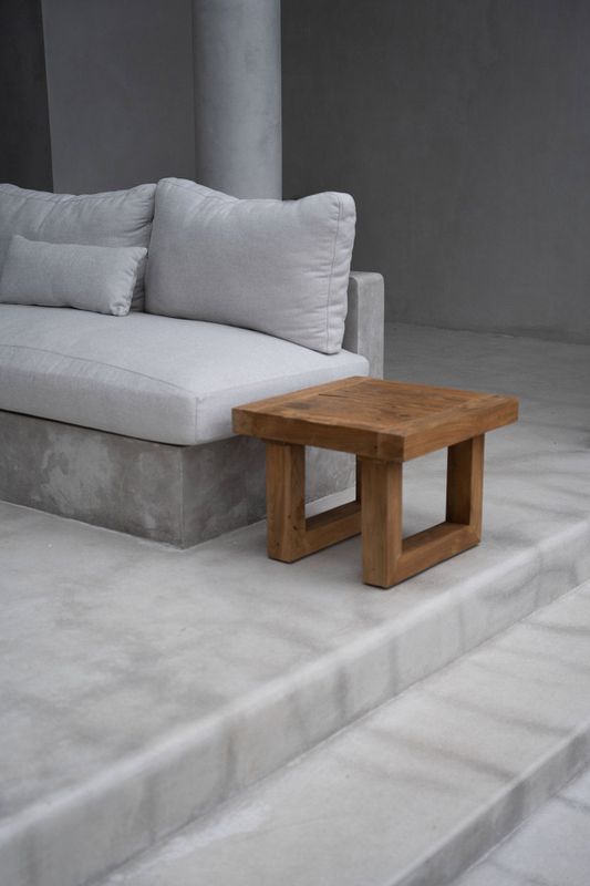 Bazar Bizar The Reclaimed Teak Sidobord - Natur