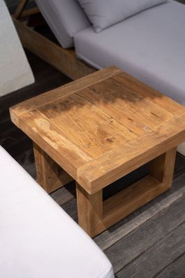 Bazar Bizar The Reclaimed Teak Sidobord - Natur