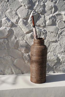 Bazar Bizar The Colonial Paraplykorg - Naturbrun