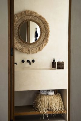 Bazar Bizar The Capri Spegel - Natur - L