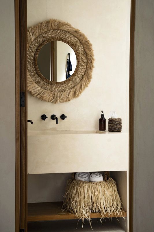 Bazar Bizar The Capri Spegel - Natur - L