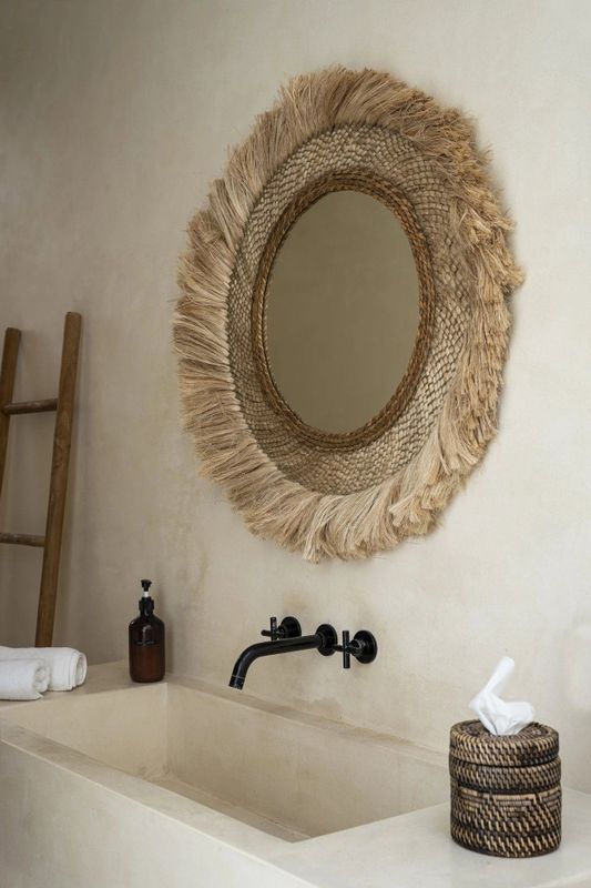 Bazar Bizar The Capri Spegel - Natur - L