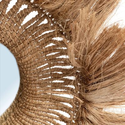 Bazar Bizar The Abaca Solomon Spegel - Natur