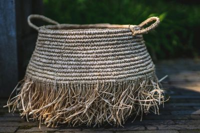 Bazar Bizar The Raffia Deluxe Korgar - Natur - Stor