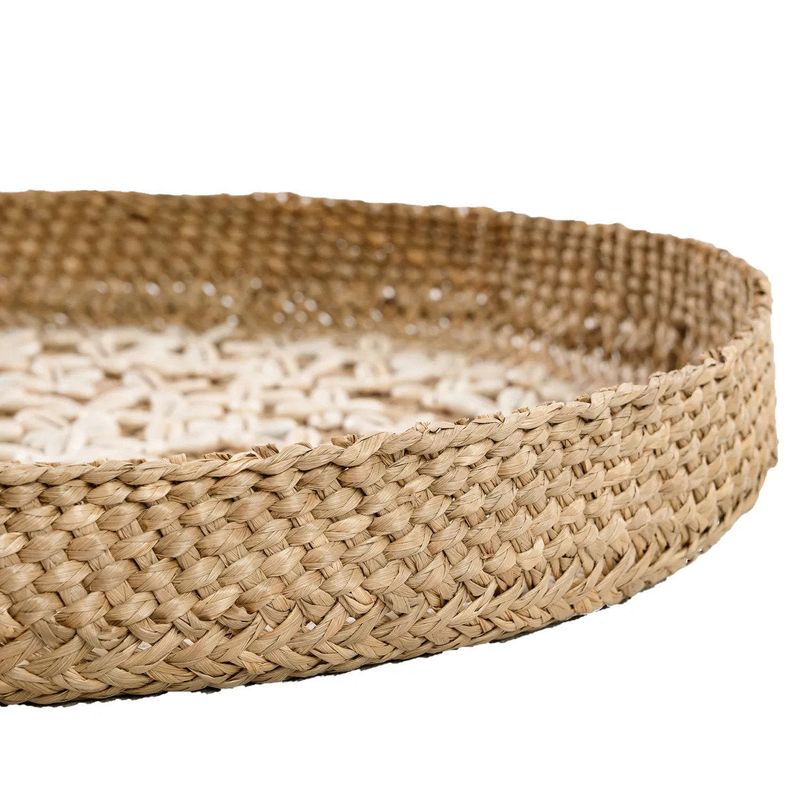 Bazar Bizar The Costa Shell Plate Väggdekoration - Naturvit - M