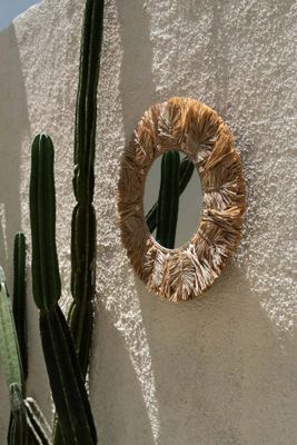 Bazar Bizar The Palm Tree Mirror - Natur - M