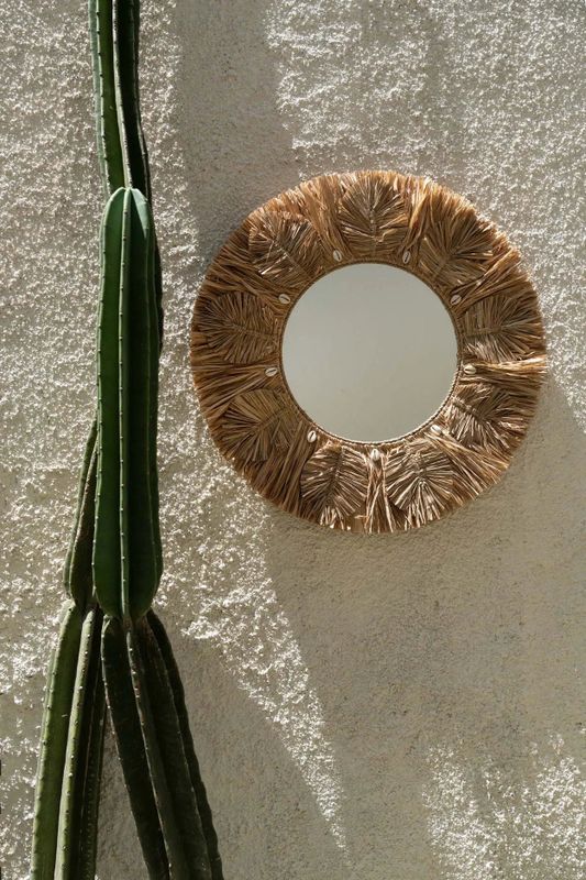 Bazar Bizar The Palm Tree Mirror - Natur - M