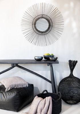 Bazar Bizar The Tropical spegel - svart - L