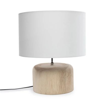 Bazar Bizar Bordslampa i Teak - Natur