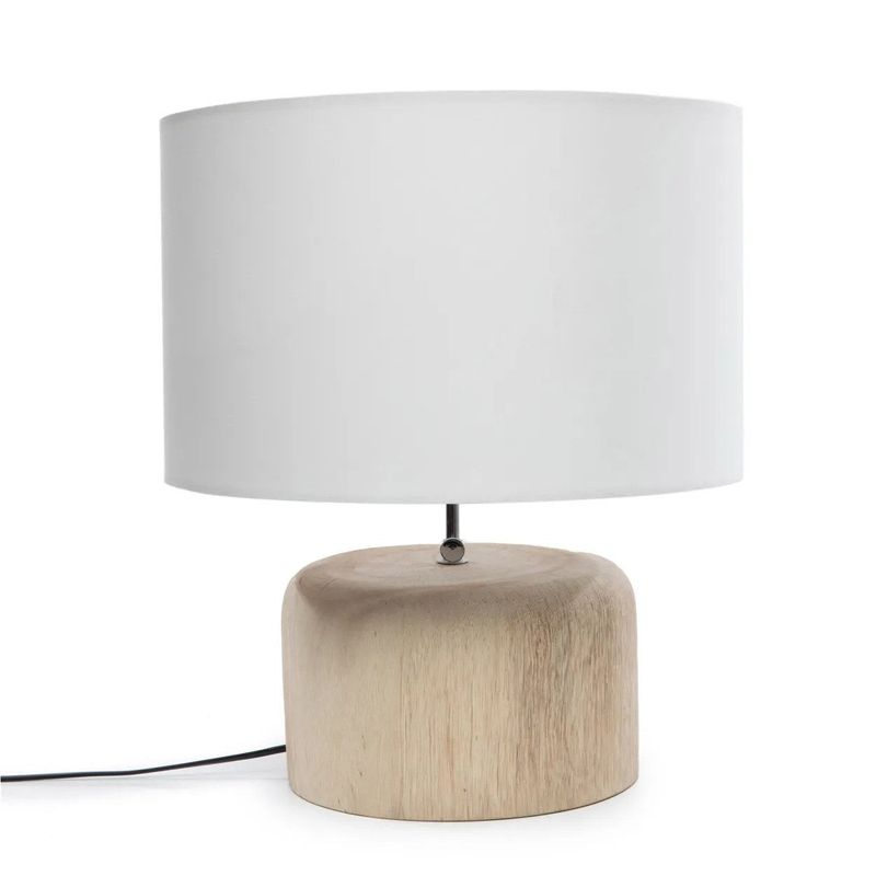 Bazar Bizar Bordslampa i Teak - Natur