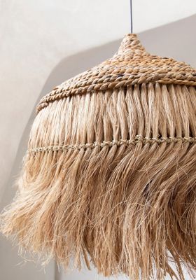 Bazar Bizar The Abaca Hoola Hänglampa - Natur - L
