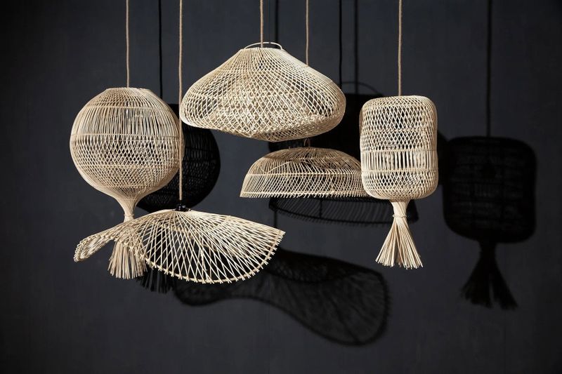 Bazar Bizar The Wonton Golvlampa - Pendel - Natur