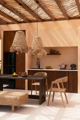 Bazar Bizar The Abaca Jelly Fish Hänglampa - Natur - L