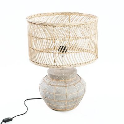 Bazar Bizar The Kythira bordslampa - Naturlig betong