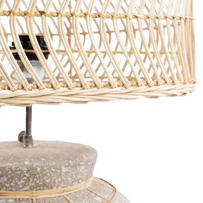 Bazar Bizar The Kythira bordslampa - Naturlig betong
