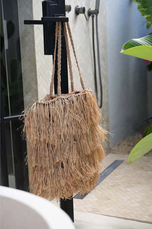 Bazar Bizar The Raffia Bahamas Tote - Natur