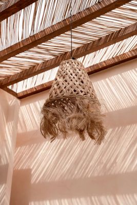 Bazar Bizar The Abaca Jelly Fish Hänglampa - Natur - M