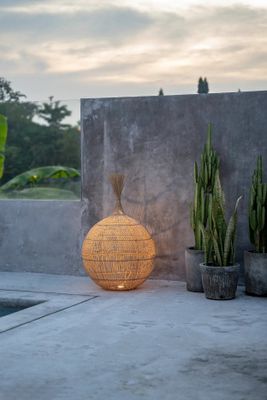 Bazar Bizar The Wonton Golvlampa - Pendel - Natur