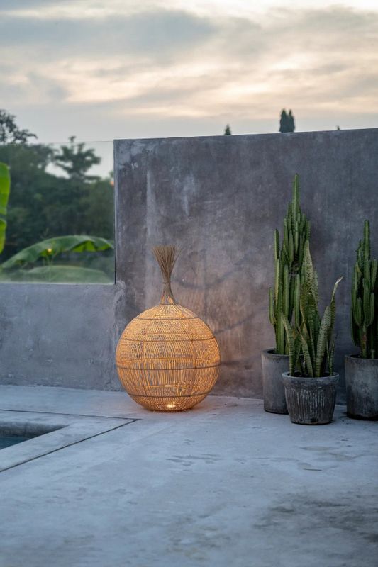 Bazar Bizar The Wonton Golvlampa - Pendel - Natur