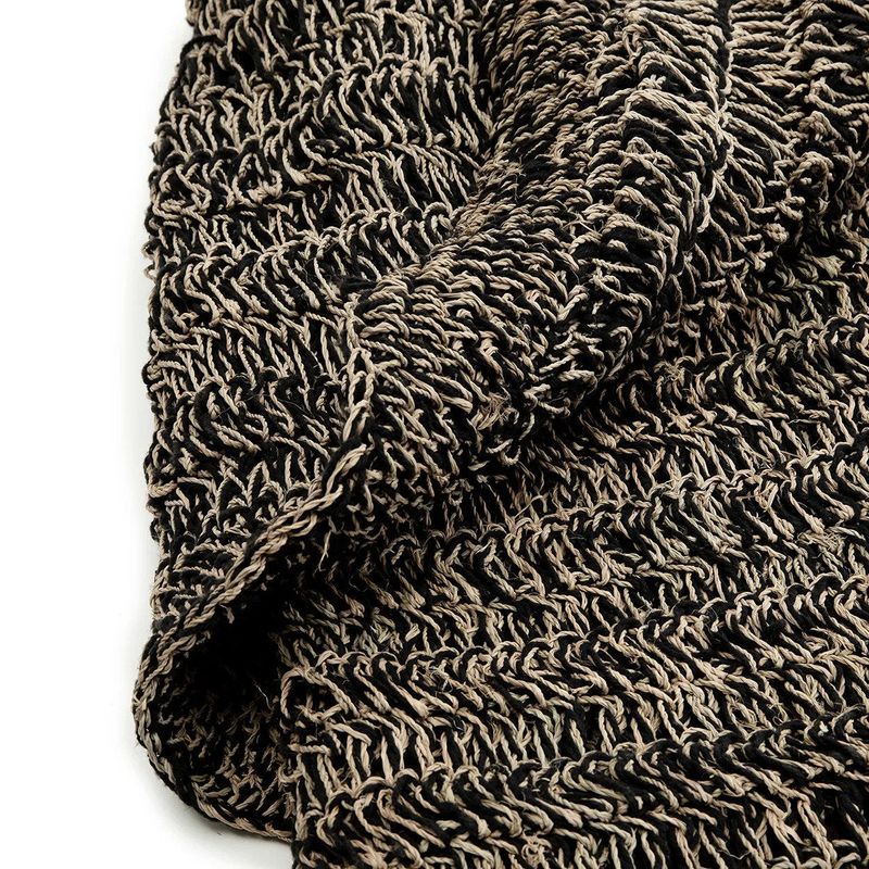 Bazar Bizar The Seagrass Carpet - Natur Svart - 150 cm